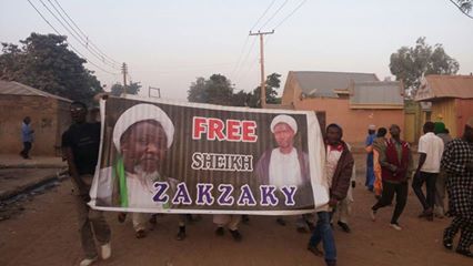 free zakzaky protest in potiskum